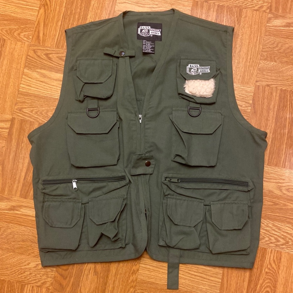 Green Fishing Vest L/XL